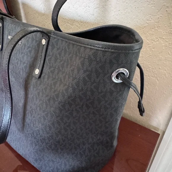 Michael Kors Black Signature Tote - Picture 4 of 16